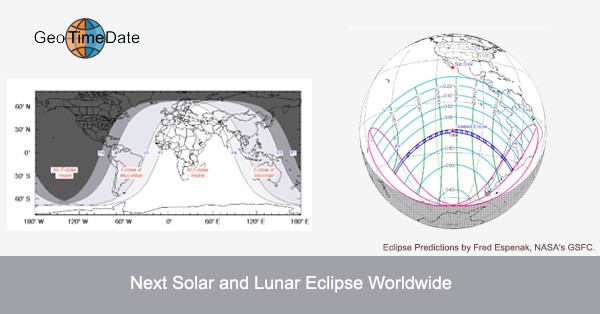 Solar And Lunar Eclipses Worldwide